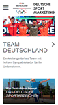 Mobile Screenshot of dsm-olympia.de